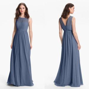 Jenny Yoo Denmark Blue Vivienne Bridesmaid Dress